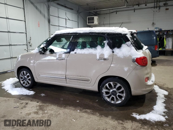 2014 FIAT 500L Lounge with VIN ZFBCFACH7EZ013756, listed as a Copart auction lot 44085635 with 128,348 mi miles and Clean Title. Bid and sale history available at DreamBid. Image 2.