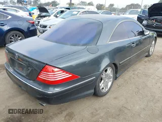 2004 Mercedes-Benz CL with VIN WDBPJ75J64A042127, listed as a IAAI auction lot 42090574 with 108,340 mi miles. Bid and sale history available at carsss.com. Image 4.