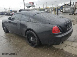 2015 Rolls-Royce Wraith with VIN SCA665C53FUX85085, listed as a Copart auction lot 45003615 with 54,918 mi miles and Salvage Title. Bid and sale history available at carsss.com. Image 2.