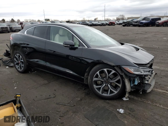 2019 Jaguar I-Pace HSE with VIN SADHD2S13K1F61760, listed as a Copart auction lot 89027055 with 46,924 mi miles and Salvage title. Bid and sale history available at DreamBid. Image 4.