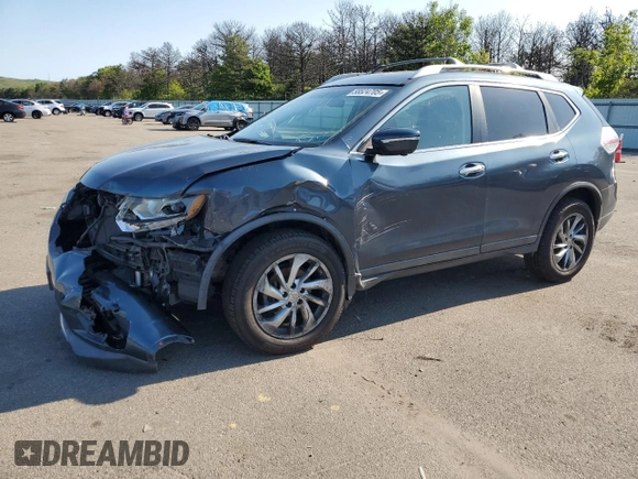 2014 Nissan Rogue S z VIN 5N1AT2MV7EC856300, wystawiony jako Copart lot #58524705 z przebiegiem 125 878 mil mil oraz Szkoda całkowita • Salvage title. Historia ofert i sprzedaży dostępna na DreamBid. Obrazek 1.