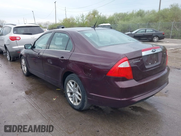 2012 Ford Fusion SEL with VIN 3FAHP0JA7CR356526, listed as a IAAI auction lot 42040375 with 206,818 mi miles. Bid and sale history available at carsss.com. Image 3.