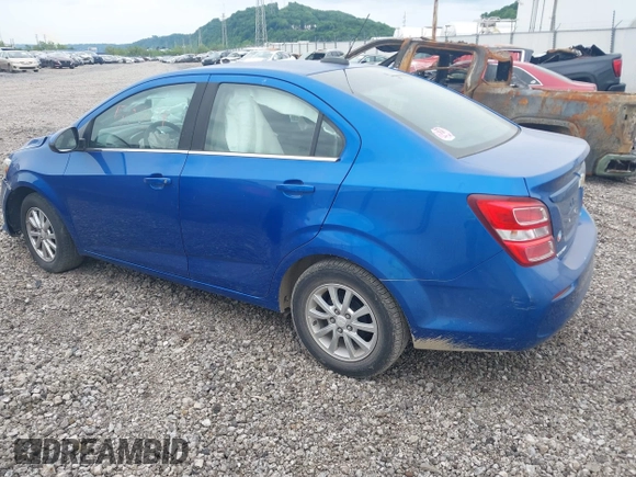 2017 Chevrolet Sonic LT with VIN 1G1JD5SH0H4125523, listed as a IAAI auction lot 41035029 with 158,526 mi miles and . Bid and sale history available at DreamBid. Image 3.