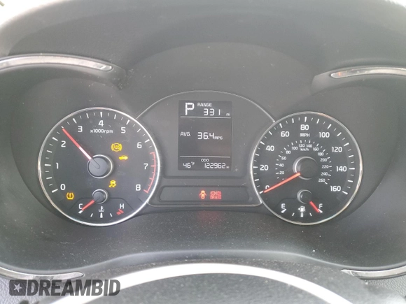 2017 Kia Forte LX with VIN 3KPFK4A70HE159546, listed as a Copart auction lot 45941055 with 122,962 mi miles and Salvage Title. Bid and sale history available at carsss.com. Image 9.