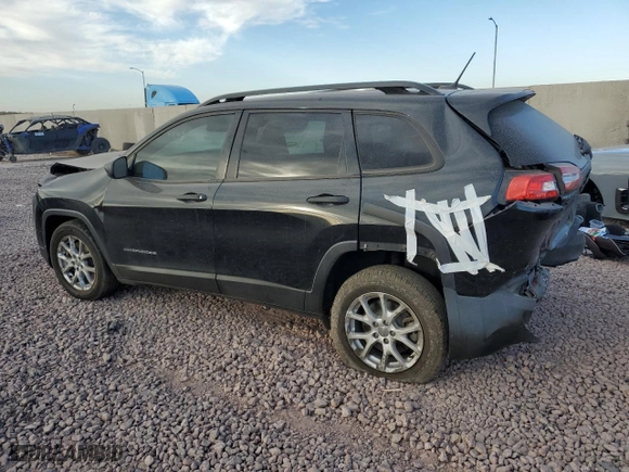 2016 Jeep Cherokee Sport with VIN 1C4PJLAS8GW291237, listed as a Copart auction lot 44750515 with 191,261 mi miles and Salvage Title. Bid and sale history available at carsss.com. Image 2.