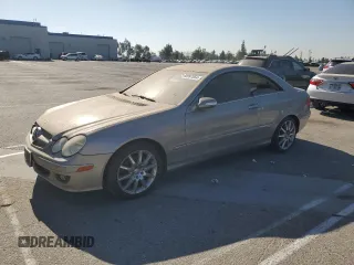 2006 Mercedes-Benz CLK 3.5L with VIN WDBTJ56J86F166827, listed as a Copart auction lot 54615655 with 104,870 mi miles and Clean Title. Bid and sale history available at carsss.com. Image 1.