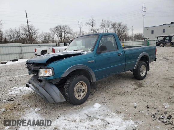 1994 Ford Ranger with VIN 1FTCR11A2RUD35590, listed as a Copart auction lot 42224575 with 61,095 mi miles and Salvage Title. Bid and sale history available at DreamBid. Image 1.