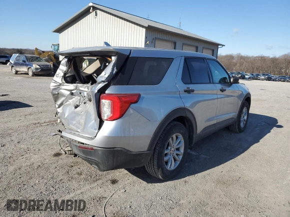2020 Ford Explorer with VIN 1FMSK8BH2LGC20557, listed as a Copart auction lot 88726275 with 5,597 mi miles and Salvage Title. Bid and sale history available at carsss.com. Image 3.