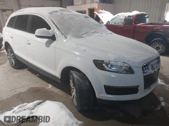 2010 Audi Q7 3.6L Premium Plus with VIN WA1LYAFE2AD007082, listed as a IAAI auction lot 41526422 with 1 mi miles. Bid and sale history available at carsss.com. Image 1.