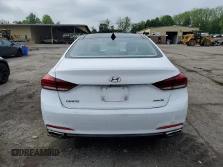 2016 Hyundai Genesis 3.8L z VIN KMHGN4JE9GU142234, wystawiony jako Copart lot #55795145 z przebiegiem 56 791 mil mil oraz Szkoda całkowita • Salvage title. Historia ofert i sprzedaży dostępna na DreamBid. Obrazek 6.