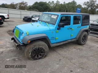 2018 Jeep Wrangler JK Unlimited Sport S with VIN 1C4BJWDG7JL888701, listed as a Copart auction lot 81190784 with 94,285 mi miles and Salvage Title. Bid and sale history available at carsss.com. Image 1.