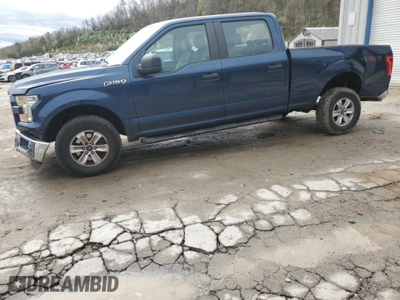 2016 Ford F-150 XLT with VIN 1FTFW1EF8GFC32767, listed as a Copart auction lot 51154705 with 122,855 mi miles and Salvage Title. Bid and sale history available at DreamBid. Image 1.