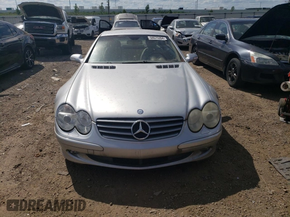 2003 Mercedes-Benz SL 500 z VIN WDBSK75F13F032092, wystawiony jako Copart lot #75596144 z przebiegiem 43 508 mil mil oraz Nie do naprawy • Non repairable. Historia ofert i sprzedaży dostępna na DreamBid. Obrazek 5.