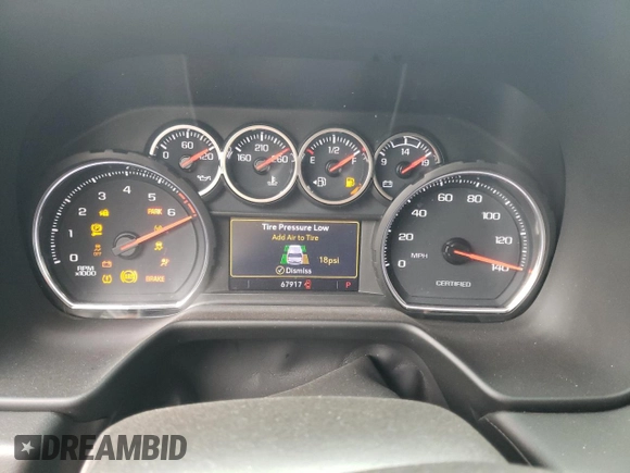 2021 Chevrolet Tahoe Commercial with VIN 1GNSCLED8MR450579, listed as a Copart auction lot 47252075 with 67,917 mi miles and Salvage title. Bid and sale history available at DreamBid. Image 9.