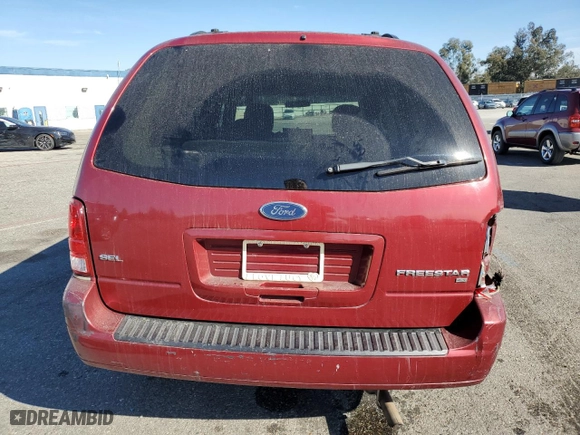 2005 Ford Freestar Wagon SEL with VIN 2FMZA52265BA82186, listed as a Copart auction lot 86738964 with 156,475 mi miles and Salvage Title. Bid and sale history available at carsss.com. Image 6.