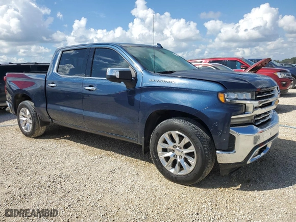 2019 Chevrolet Silverado 1500 LTZ with VIN 1GCPWEED3KZ394937, listed as a Copart auction lot 73764794 with 77,355 mi miles and Non Repairable. Bid and sale history available at carsss.com. Image 4.