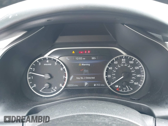 2019 Nissan Murano S with VIN 5N1AZ2MJ2KN159192, listed as a IAAI auction lot 41942562 with 90,056 mi miles and . Bid and sale history available at DreamBid. Image 7.