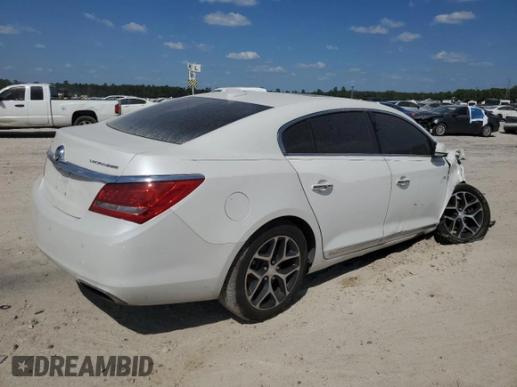 2016 Buick LaCrosse Sport Touring with VIN 1G4G45G33GF282704, listed as a Copart auction lot 72803534 with 142,347 mi miles and Salvage Title. Bid and sale history available at carsss.com. Image 3.