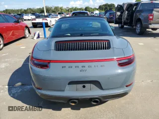 2017 Porsche 911 4S with VIN WP0BB2A93HS136862, listed as a Copart auction lot 73865934 with Not Provided miles and Salvage Title. Bid and sale history available at carsss.com. Image 6.