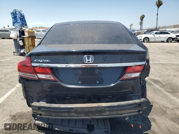 2013 Honda Civic LX z VIN 19XFB2F56DE243926, wystawiony jako Copart lot #59379185 z przebiegiem 155 333 mil mil oraz Szkoda całkowita • Salvage title. Historia ofert i sprzedaży dostępna na DreamBid. Obrazek 6.