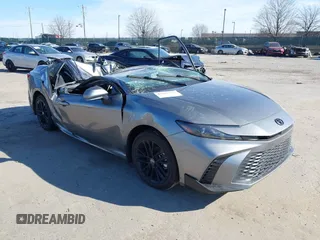 2025 Toyota Camry LE с VIN 4T1DBADK7SU519518, выставлен на аукционе IAAI как лот 41607533 с пробегом Не указан миль и . История ставок и продаж доступна на DreamBid. Изображение 1.