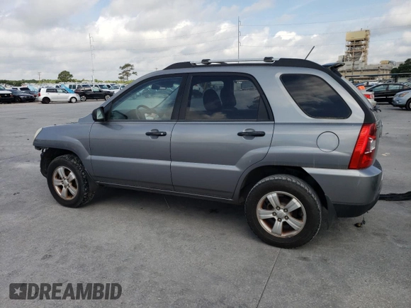 2009 Kia Sportage LX with VIN KNDJF724897564026, listed as a Copart auction lot 55241195 with 108,966 mi miles and Clean Title. Bid and sale history available at carsss.com. Image 2.