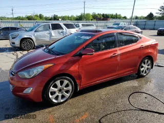 2013 Hyundai Elantra Limited with VIN KMHDH4AE3DU736663, listed as a Copart auction lot 52416785 with 193,573 mi miles and Clean Title. Bid and sale history available at carsss.com. Image 1.