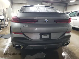 2025 BMW X6 xDrive40i with VIN 5UX33EX05S9X17286, listed as a Copart auction lot 52207275 with 24,547 mi miles and Clean Title. Bid and sale history available at carsss.com. Image 6.