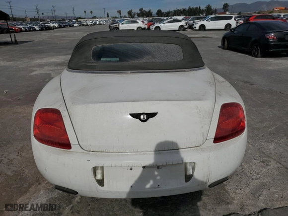 2007 Bentley Continental GT with VIN SCBDR33WX7C045788, listed as a Copart auction lot 78049374 with NaN miles and Salvage Title. Bid and sale history available at carsss.com. Image 6.