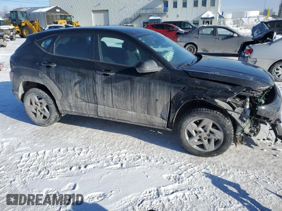 2024 Hyundai Kona SE with VIN KM8HACAB0RU163640, listed as a Copart auction lot 45955085 with 12,445 mi miles and Salvage Title. Bid and sale history available at carsss.com. Image 4.