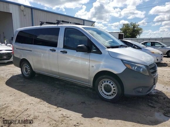 2016 Mercedes-Benz Metris Passenger Van with VIN WD4PG2EEXG3105766, listed as a Copart auction lot 72269644 with 85,664 mi miles and Salvage Title. Bid and sale history available at carsss.com. Image 4.