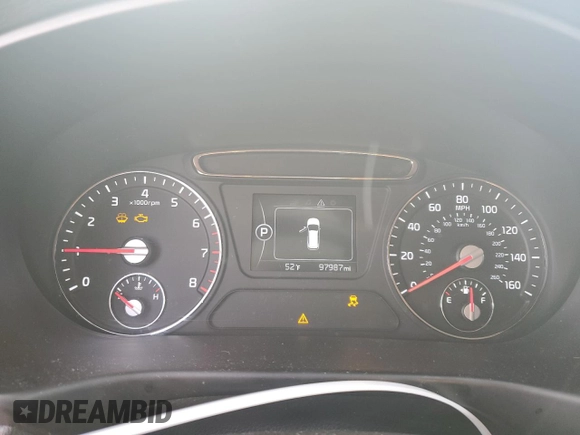 2016 Kia Sorento LX with VIN 5XYPG4A36GG090107, listed as a Copart auction lot 47207435 with 97,987 mi miles and Salvage Title. Bid and sale history available at DreamBid. Image 9.