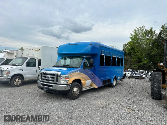 2016 Ford Econoline Cargo with VIN 1FDFE4FSXGDC43437, listed as a Copart auction lot 54863145 with 211,661 mi miles and Clean Title. Bid and sale history available at DreamBid. Image 2.