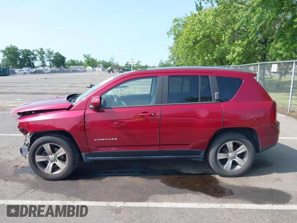 2017 Jeep Compass High Altitude with VIN 1C4NJDEB6HD178195, listed as a IAAI auction lot 42384318 with 51,381 mi miles and . Bid and sale history available at DreamBid. Image 14.