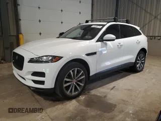 2018 Jaguar F-Pace 30t Prestige with VIN SADCK2GX4JA290720, listed as a Copart auction lot 61926075 with 44,008 mi miles and Salvage title. Bid and sale history available at DreamBid. Image 1.