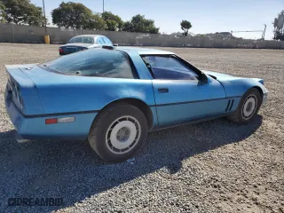 1987 Chevrolet Corvette with VIN 1G1YY2188H5104027, listed as a Copart auction lot 77622314 with 155,147 mi miles and Clean Title. Bid and sale history available at carsss.com. Image 3.