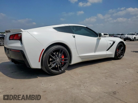 2014 Chevrolet Corvette Z51 3LT z VIN 1G1YM2D73E5131825, wystawiony jako Copart lot #58187765 z przebiegiem 89 861 mil mil oraz Szkoda całkowita • Salvage title. Historia ofert i sprzedaży dostępna na DreamBid. Obrazek 3.