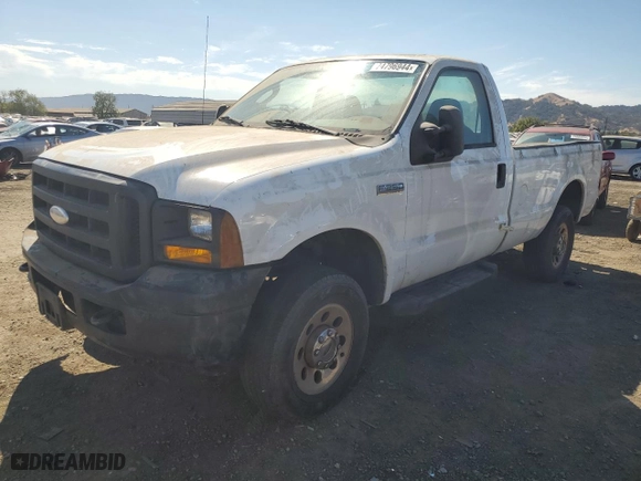 2006 Ford Super Duty F-250 XL with VIN 1FTNF21566ED87546, listed as a Copart auction lot 74796944 with 188,752 mi miles and Salvage Title. Bid and sale history available at carsss.com. Image 1.