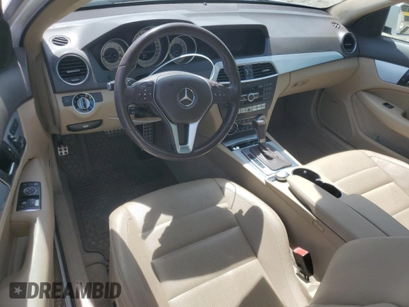 2013 Mercedes-Benz C 250 with VIN WDDGJ4HB7DF980649, listed as a Copart auction lot 57817425 with 109,210 mi miles and Salvage title. Bid and sale history available at DreamBid. Image 8.