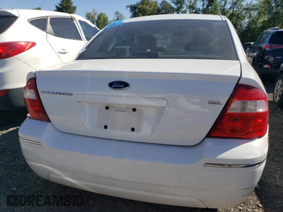 2006 Ford Five Hundred SEL with VIN 1FAFP24126G167809, listed as a Copart auction lot 69640474 with 0 mi miles and Salvage Title. Bid and sale history available at carsss.com. Image 6.