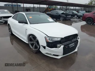 2015 Audi S5 Premium Plus with VIN WAUCGAFR0FA060672, listed as a IAAI auction lot 41183272 with 123,231 mi miles. Bid and sale history available at carsss.com. Image 1.
