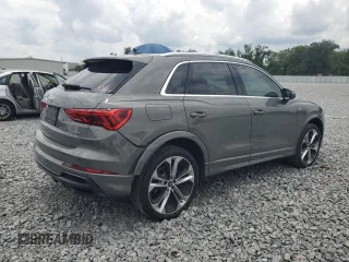 2021 Audi Q3 S line Premium with VIN WA1DECF39M1072069, listed as a Copart auction lot 56298265 with 35,763 mi miles and Salvage title. Bid and sale history available at DreamBid. Image 3.