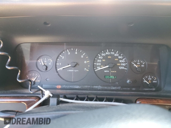 1998 Jeep Grand Cherokee Laredo with VIN 1J4GZ58S5WC295461, listed as a Copart auction lot 41787605 with 185,801 mi miles and Salvage Title. Bid and sale history available at carsss.com. Image 9.