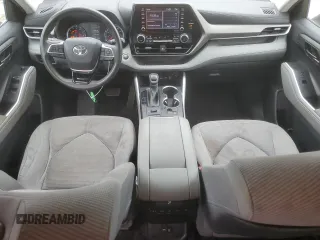 2020 Toyota Highlander L with VIN 5TDCZRBH9LS001983, listed as a Copart auction lot 56965735 with 44,090 mi miles and Salvage title. Bid and sale history available at DreamBid. Image 8.
