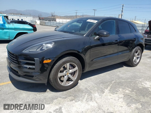 2021 Porsche Macan with VIN WP1AA2A51MLB01817, listed as a Copart auction lot 57911095 with 36,877 mi miles and Salvage title. Bid and sale history available at DreamBid. Image 1.