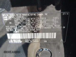 2014 Toyota RAV4 Limited with VIN 2T3DFREV2EW208344, listed as a IAAI auction lot 42033398 with 157,719 mi miles. Bid and sale history available at carsss.com. Image 9.