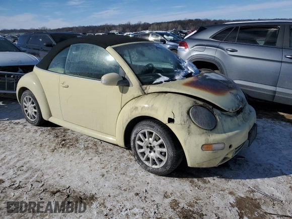 2005 Volkswagen Beetle GLS с VIN 3VWCM31Y15M363190, выставлен на аукционе Copart как лот 46167995 с пробегом Не указан миль и Списание • Salvage title. История ставок и продаж доступна на DreamBid. Изображение 4.