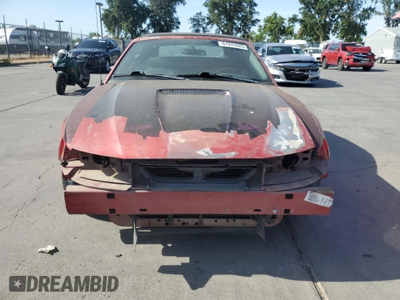 2002 Ford Mustang Deluxe with VIN 1FAFP44462F174929, listed as a Copart auction lot 61975925 with 110,825 mi miles and Salvage title. Bid and sale history available at DreamBid. Image 5.