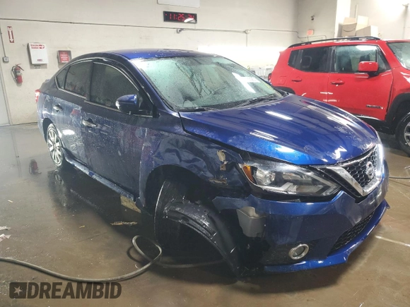 2016 Nissan Sentra SR with VIN 3N1AB7AP3GY271575, listed as a Copart auction lot 49618525 with 92,439 mi miles and Salvage Title. Bid and sale history available at DreamBid. Image 4.