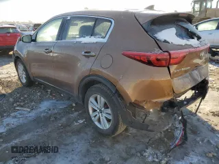 2018 Kia Sportage LX with VIN KNDPM3ACXJ7475015, listed as a Copart auction lot 87910845 with 139,946 mi miles and Salvage Title. Bid and sale history available at DreamBid. Image 2.